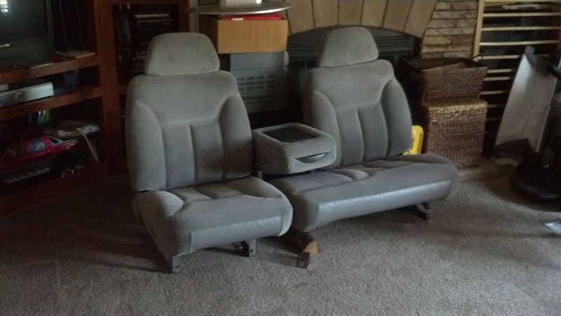 Seat Upgrade Done Gm Truck Club Forum - Chevy Truck 60 40 Bench Seat Replacement